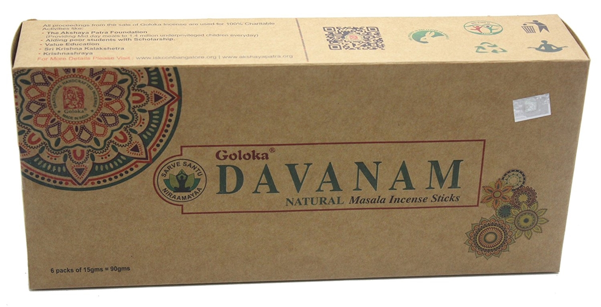 Goloka Black series OUD incense box of 12 units - Inciensoshop
