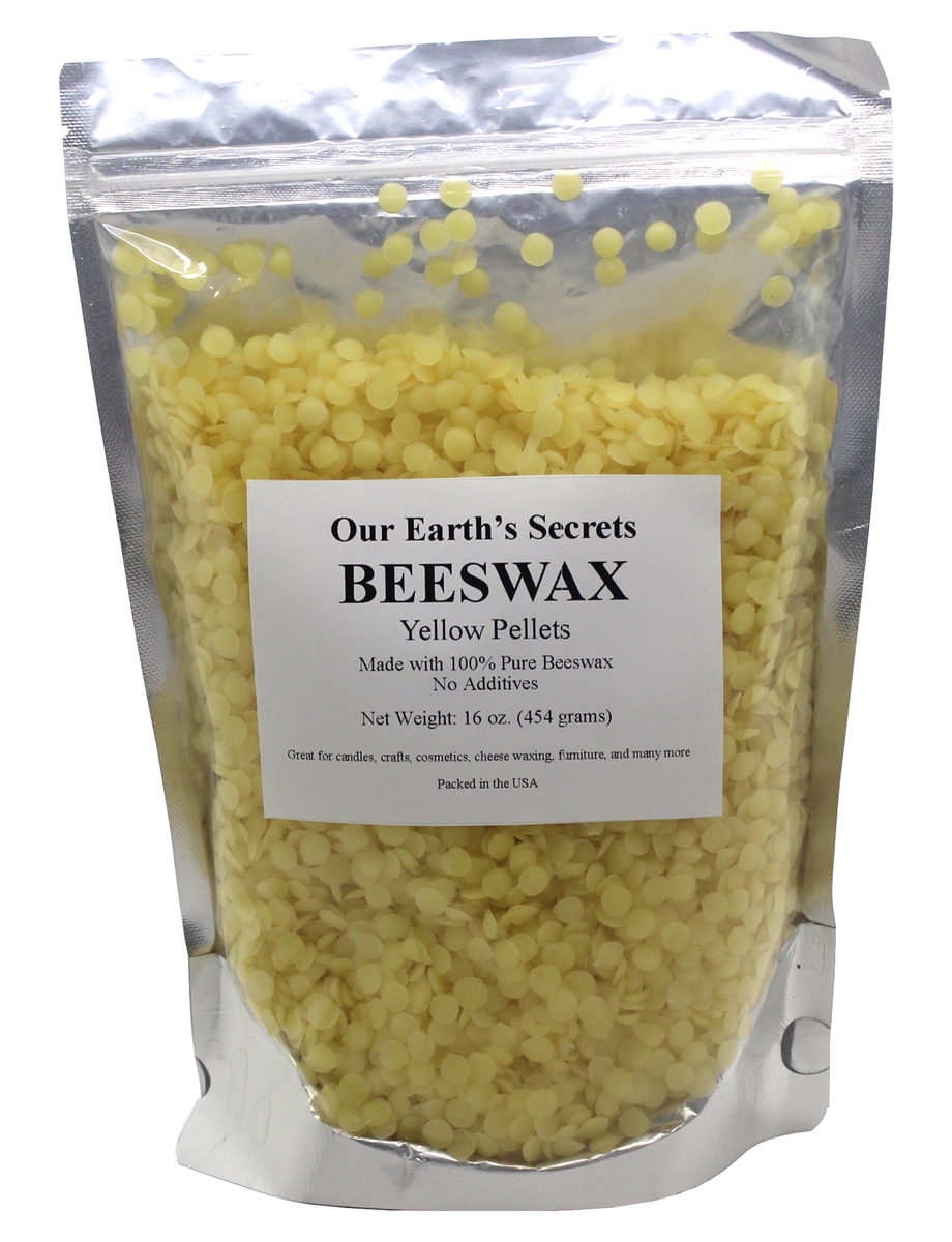 Meyer's 100% Pure Domestic USA Beeswax, Not Imported, Chemical Free Triple  Filtered Pellets for All Your Do It Yourself
