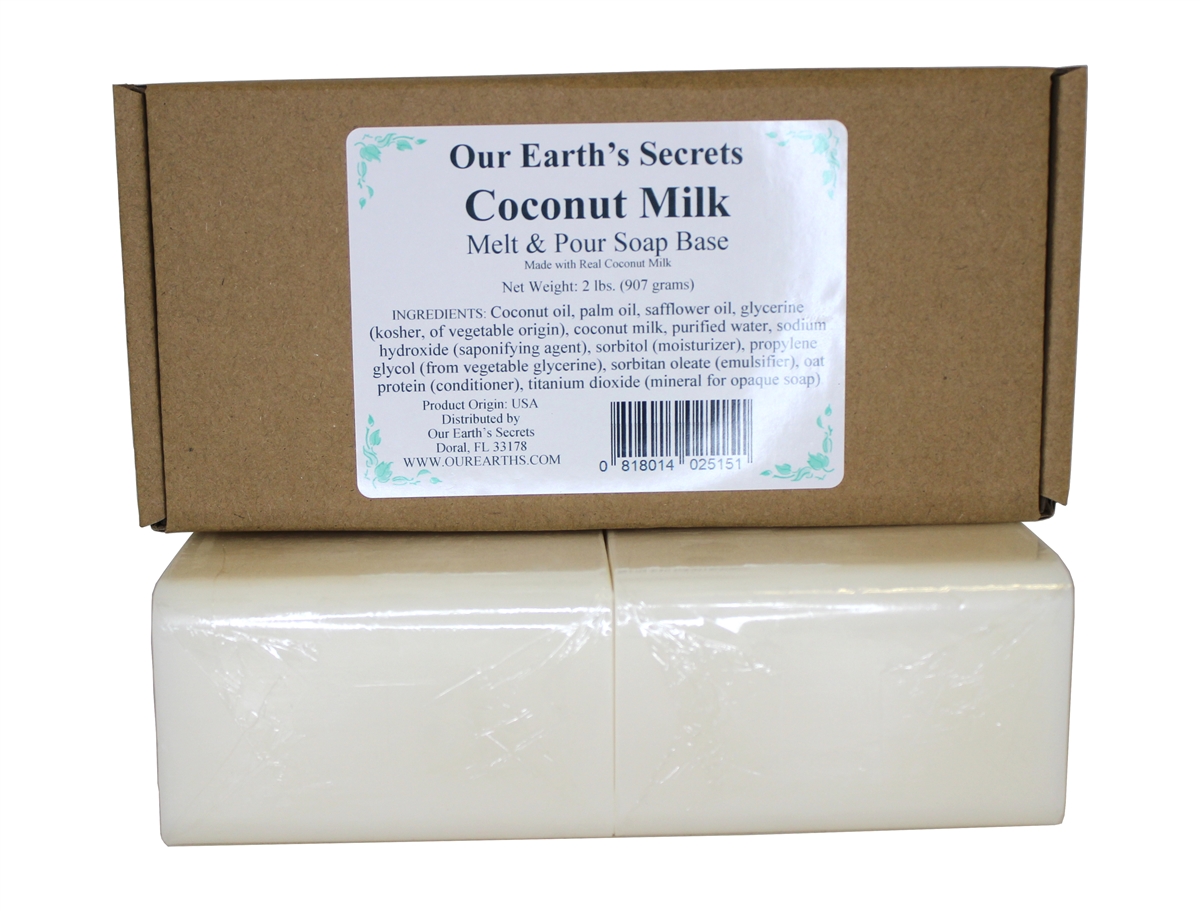 Soap Base Melt and Pour Our Earths Secrets Goats Milk 2 Lbs